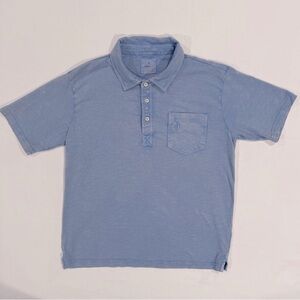 Johnnie-O Coastal Wash Polo Shirt Boys 12 Olympic Blue Spring Summer Easter